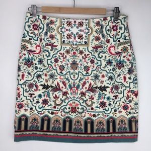 Worth Paisely design skirt Size 6